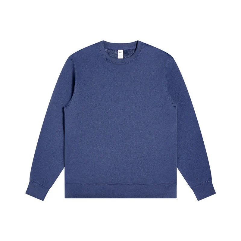 Unisex Minimalistisches Baumwoll-Sweatshirt mit Rundhals, Rippbündchen & Relaxed Fit Nord Taschen