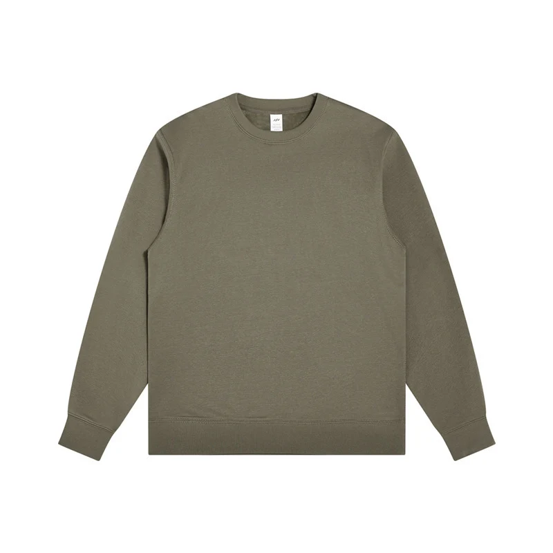 Unisex Minimalistisches Baumwoll-Sweatshirt mit Rundhals, Rippbündchen & Relaxed Fit Nord Taschen