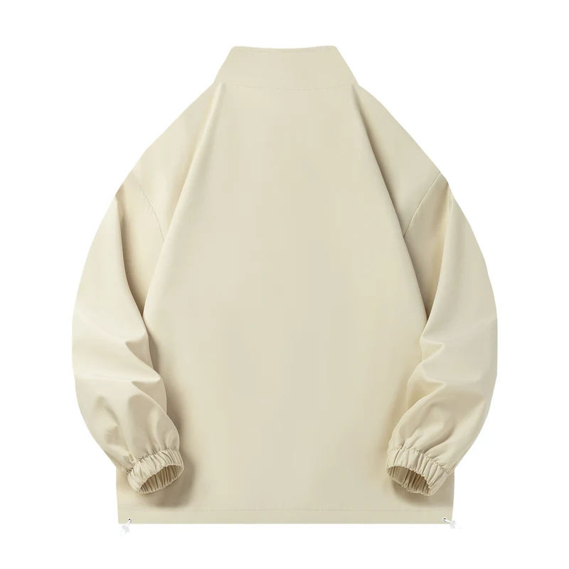 Unisex Leichte Windjacke mit hochabschließendem Stehkragen, Elastikbündchen & verstellbarem Kordelzugsaum Nord Taschen
