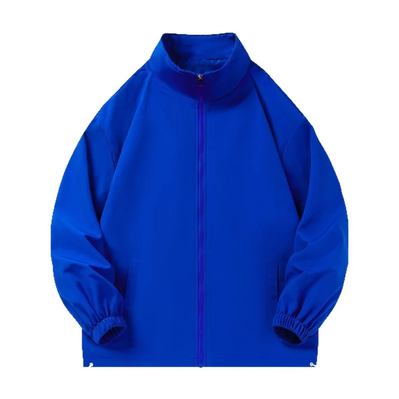Unisex Leichte Windjacke mit hochabschließendem Stehkragen, Elastikbündchen & verstellbarem Kordelzugsaum Nord Taschen