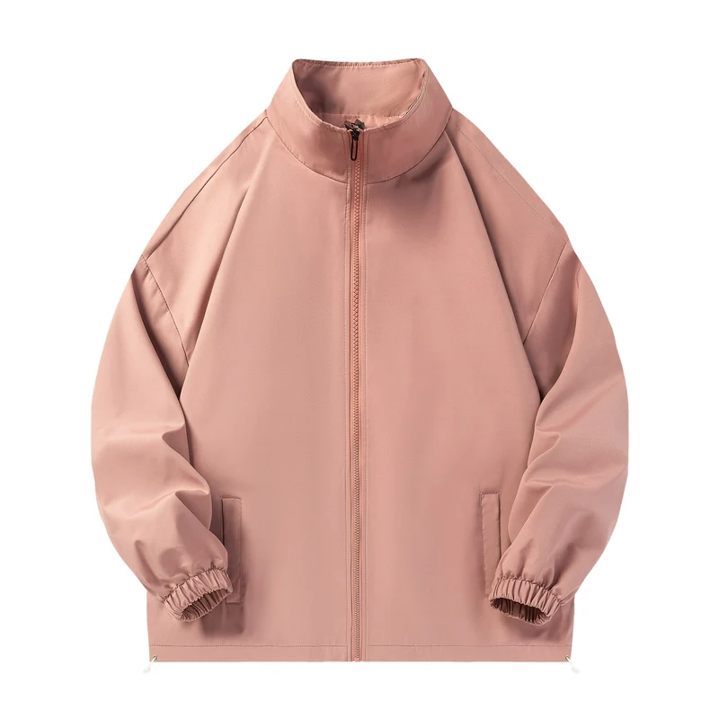 Unisex Leichte Windjacke mit hochabschließendem Stehkragen, Elastikbündchen & verstellbarem Kordelzugsaum Nord Taschen