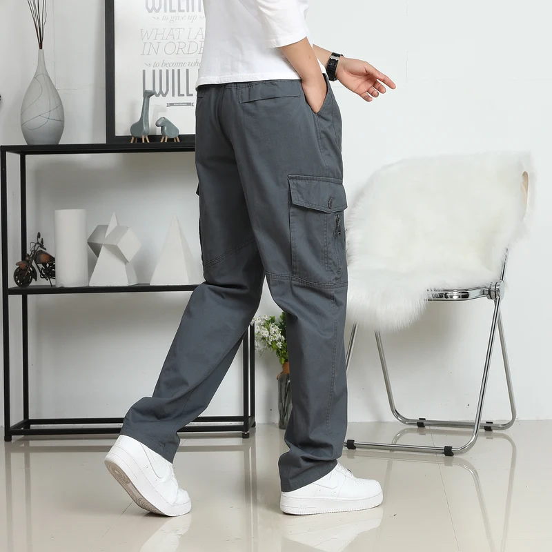 Herren Relaxed-Fit Cargohose im Utility-Design mit Kniepaneelen & Klappentaschen Nord Taschen