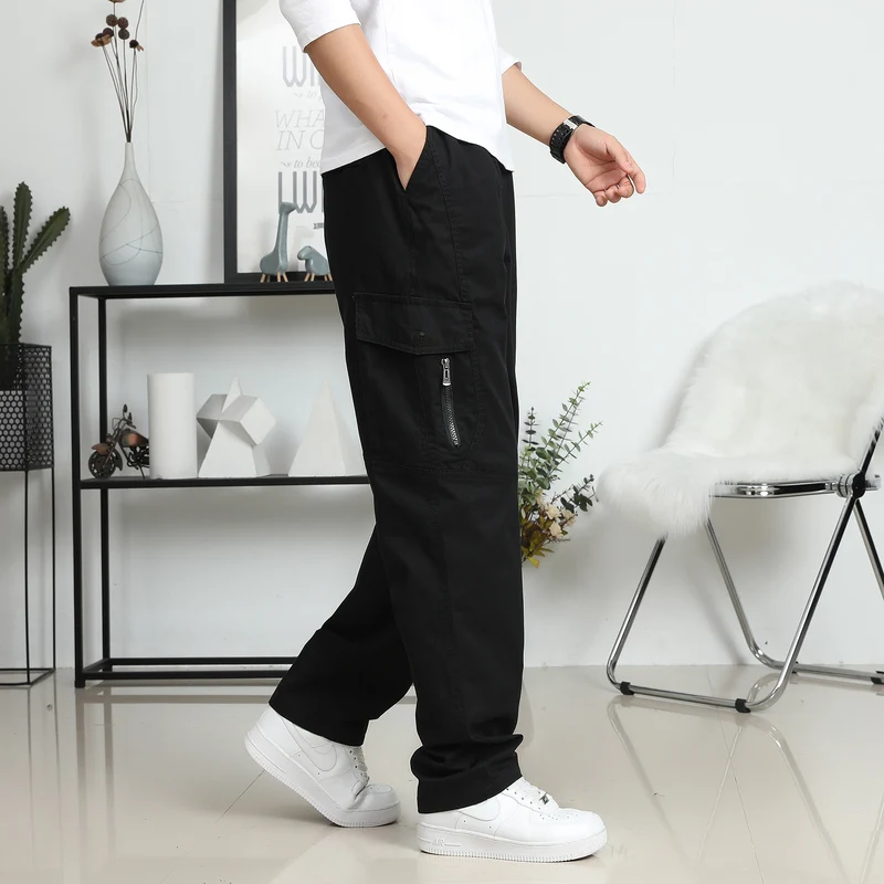 Herren Relaxed-Fit Cargohose im Utility-Design mit Kniepaneelen & Klappentaschen Nord Taschen