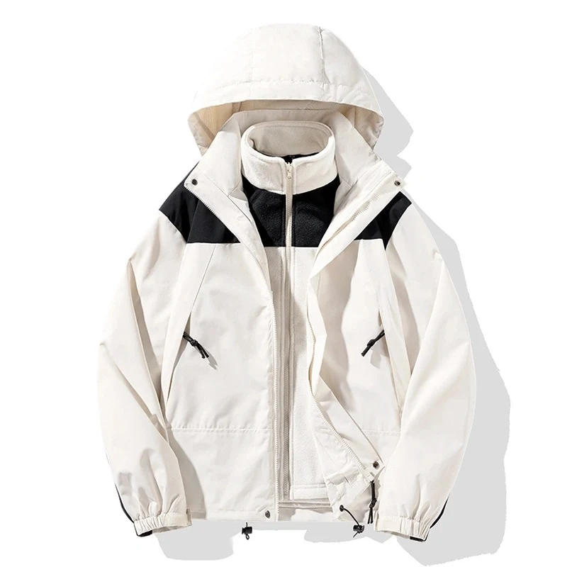Herren Zweiteiliges Softshell-Set mit abnehmbarem Fleece‑Innenlayer und verstellbarer Kapuze Nord Taschen