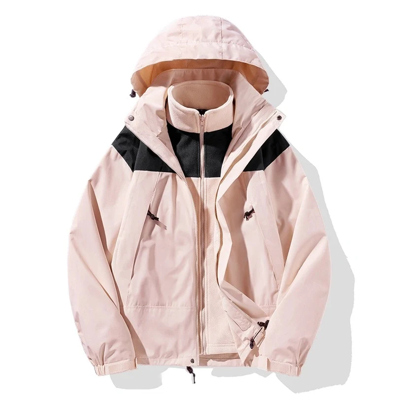 Herren Zweiteiliges Softshell-Set mit abnehmbarem Fleece‑Innenlayer und verstellbarer Kapuze Nord Taschen