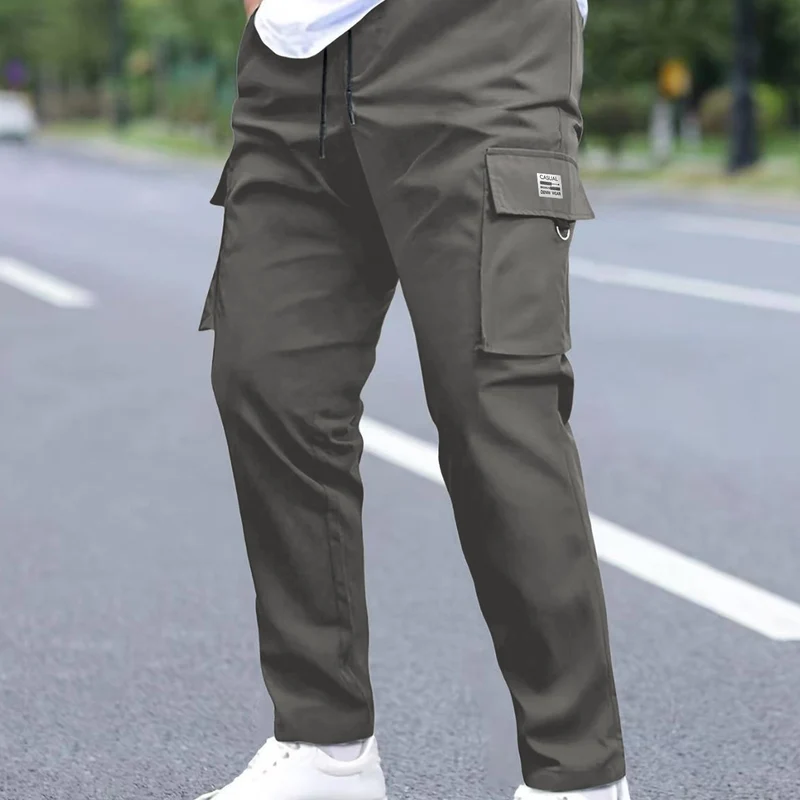 Herren Leichtgewichtige Technical-Cargohose mit Tunnelzugbund, D‑Ring & großen Klappfächern Nord Taschen