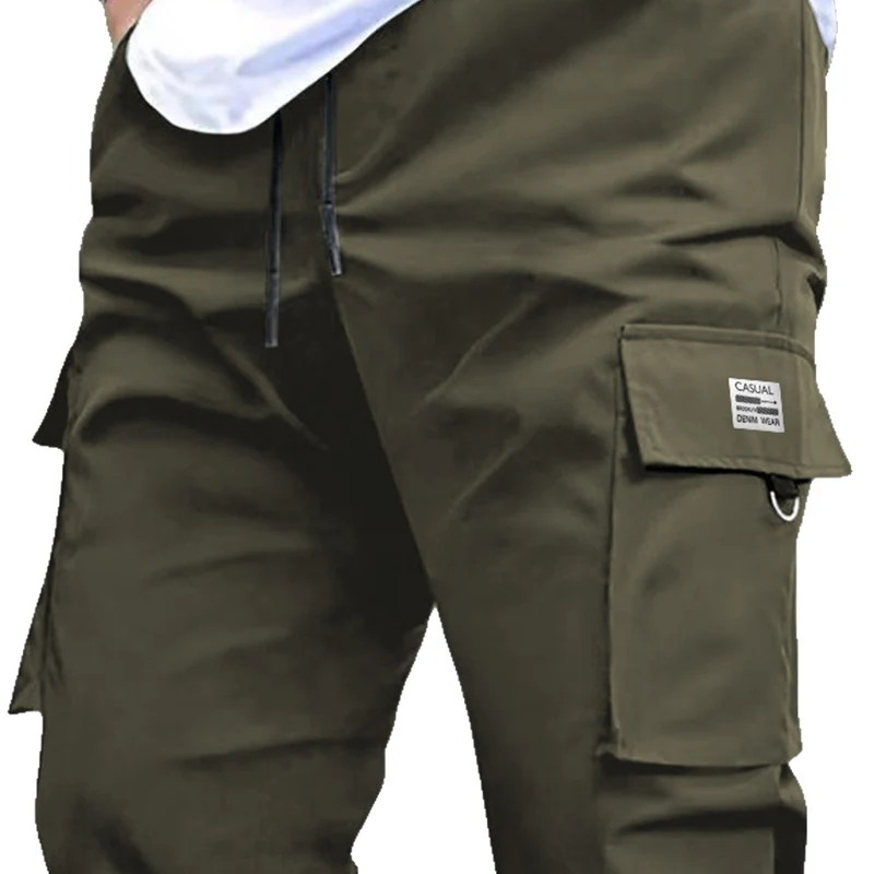 Herren Leichtgewichtige Technical-Cargohose mit Tunnelzugbund, D‑Ring & großen Klappfächern Nord Taschen
