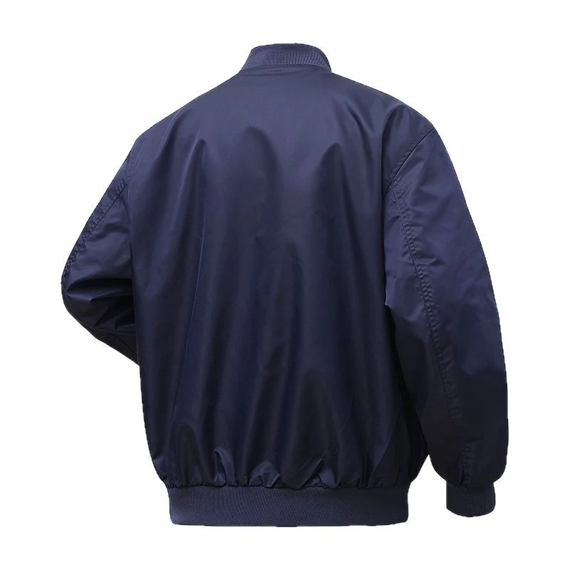 Herren Urbaner Nylon-Flight-Bomber mit Utility-Ärmeltasche und Zwei-Wege-Reißverschluss Nord Taschen