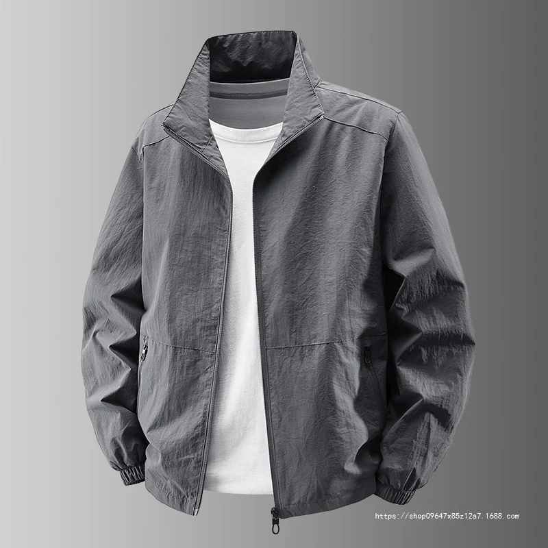 Herren Ultralight Technical Blousonjacke mit elastischen Bündchen, verdeckten Reißverschlusstaschen & atmungsaktivem Nylonmix Nord Taschen