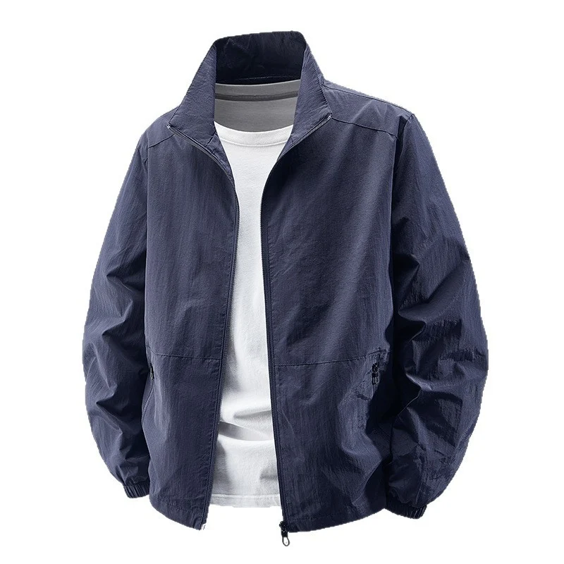 Herren Ultralight Technical Blousonjacke mit elastischen Bündchen, verdeckten Reißverschlusstaschen & atmungsaktivem Nylonmix Nord Taschen