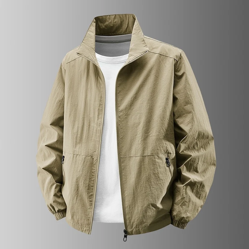 Herren Ultralight Technical Blousonjacke mit elastischen Bündchen, verdeckten Reißverschlusstaschen & atmungsaktivem Nylonmix Nord Taschen