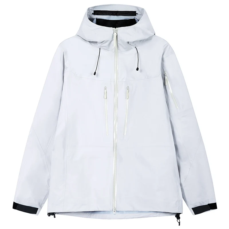 Herren Technische wasserdichte Outdoorjacke mit Kapuze und verschweißten Reißverschlüssen Nord Taschen