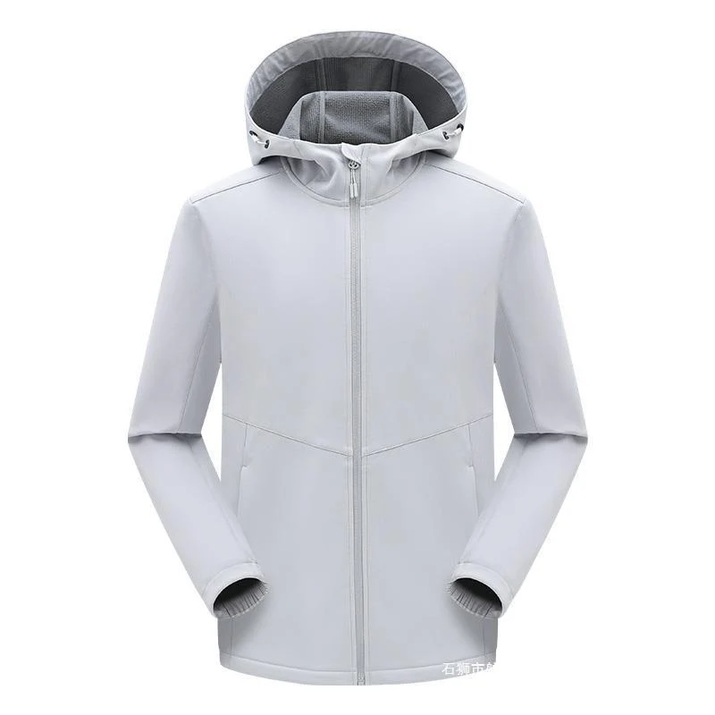 Herren technische Softshelljacke mit fleecegefütterter Kapuze und elastischem Stretchschnitt Nord Taschen