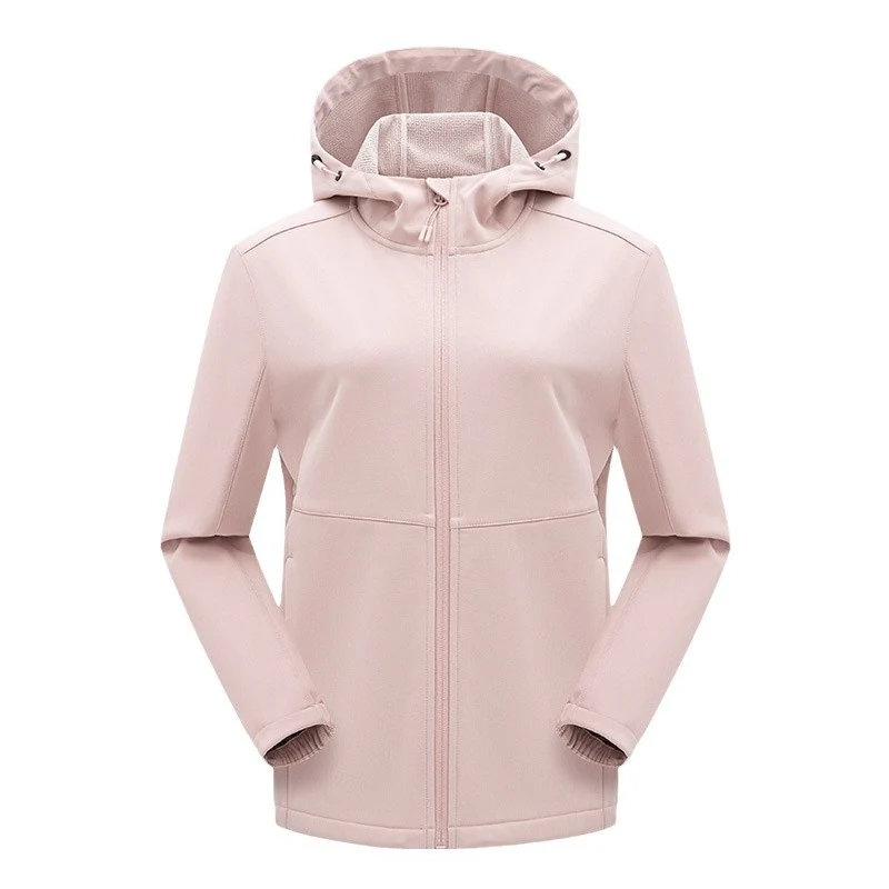 Herren technische Softshelljacke mit fleecegefütterter Kapuze und elastischem Stretchschnitt Nord Taschen