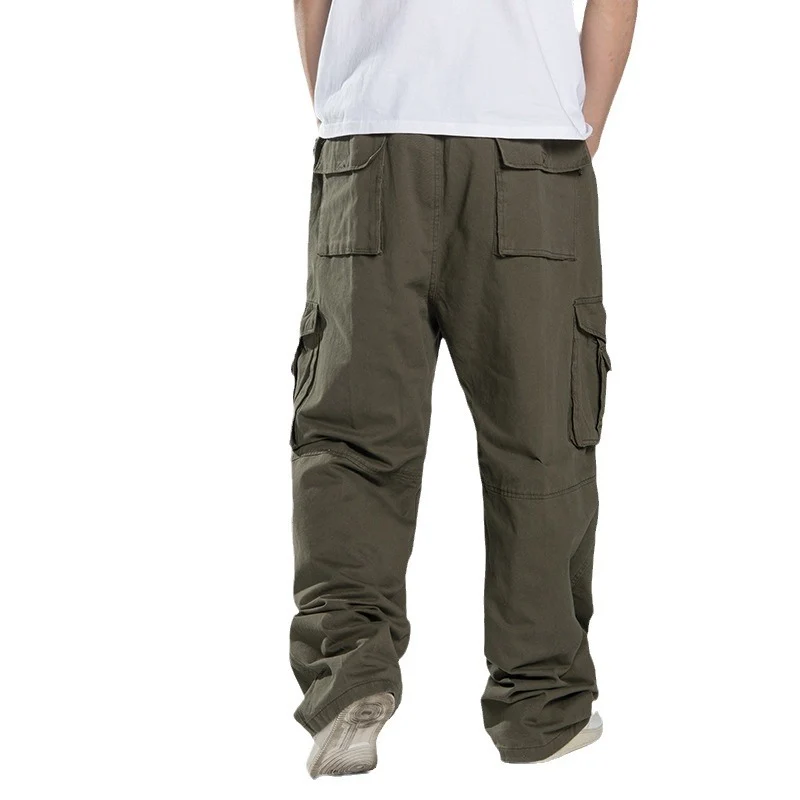 Herren Oversized Cargo-Hose mit weitem Bein, Mehrfach-Taschen und verstärkten Nähten Nord Taschen