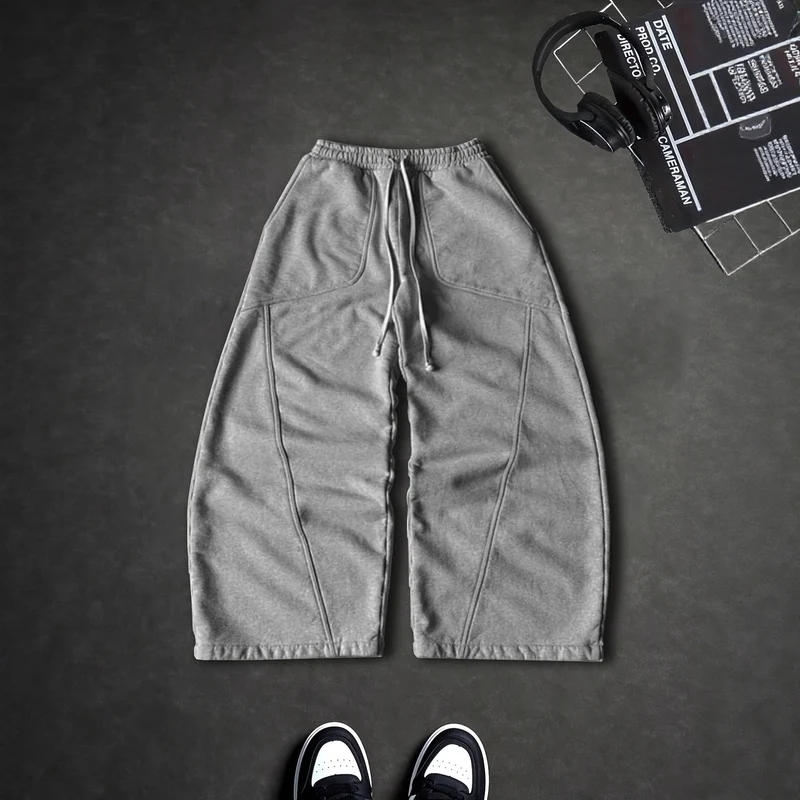 Damen Extraweite Lounge-Jogginghose mit hohem Bund, Kordelzug & geformten Kniepanelen Nord Taschen