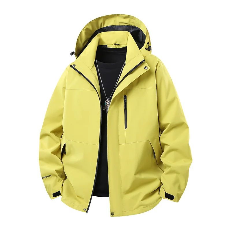 Herren Technische Softshell‑Regenjacke mit verschweißten Nähten, verstellbarer Kapuze und wasserabweisenden Reißverschlüssen Nord Taschen