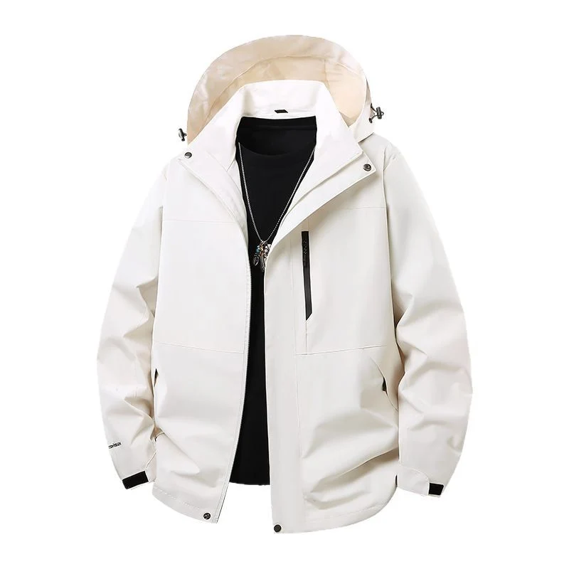 Herren Technische Softshell‑Regenjacke mit verschweißten Nähten, verstellbarer Kapuze und wasserabweisenden Reißverschlüssen Nord Taschen