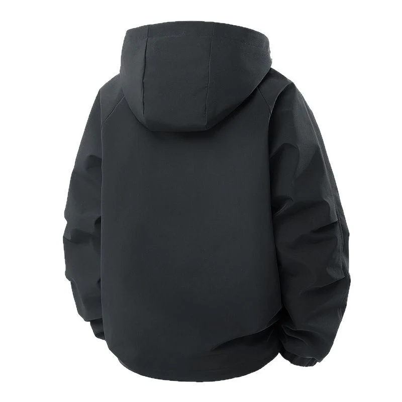 Herren Technische Kapuzen-Outdoorjacke mit Utility-Taschen und winddichter Membran Nord Taschen