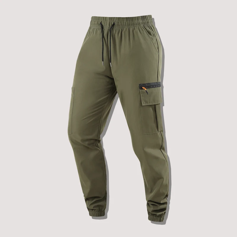 Herren Funktionale Cargo-Jogginghose mit Reißverschlusstasche und elastischem Bund Nord Taschen