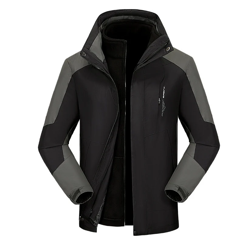 Damen vielseitige Outdoorjacke mit abnehmbarer Fleece‑Innenjacke und winddichter Softshell‑Hülle Nord Taschen