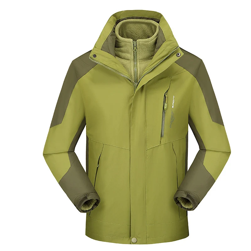 Damen vielseitige Outdoorjacke mit abnehmbarer Fleece‑Innenjacke und winddichter Softshell‑Hülle Nord Taschen