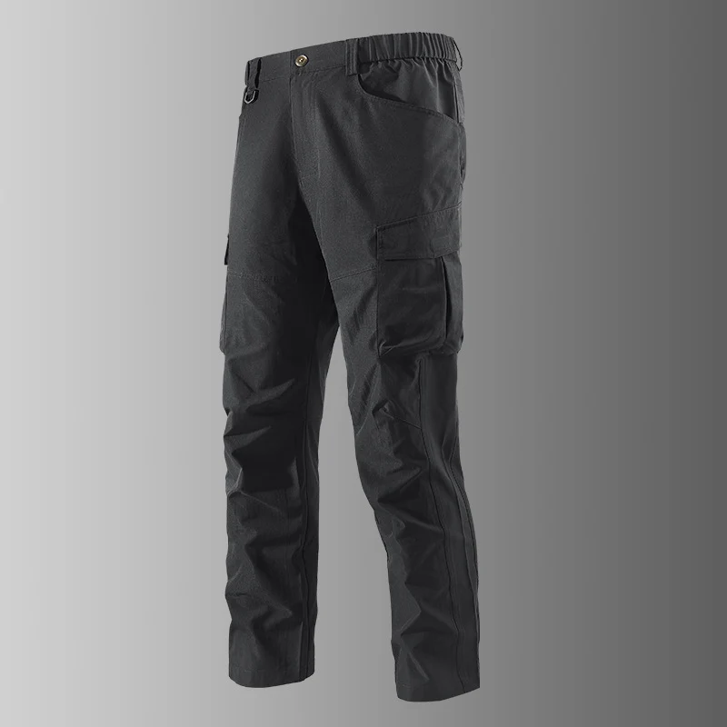Herren Outdoor-Cargohose mit elastischem Bund, vorgeformten Knien und Multifunktions-Taschen Nord Taschen