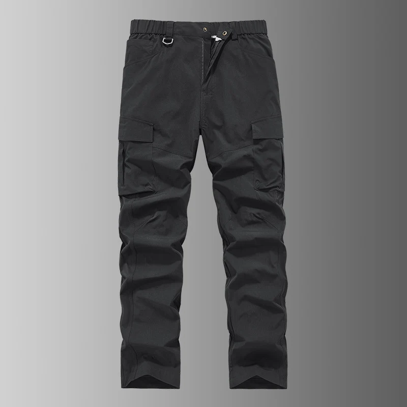 Herren Outdoor-Cargohose mit elastischem Bund, vorgeformten Knien und Multifunktions-Taschen Nord Taschen