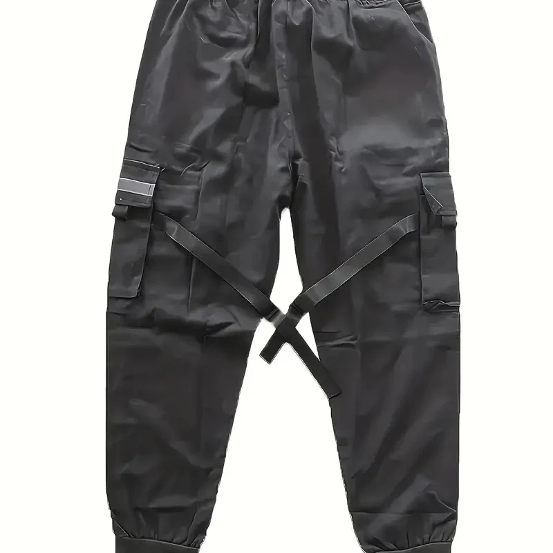 Herren Technische Cargo-Jogginghose mit Mehrfachtaschen, Gurtriemen & elastischem Bündchen Nord Taschen