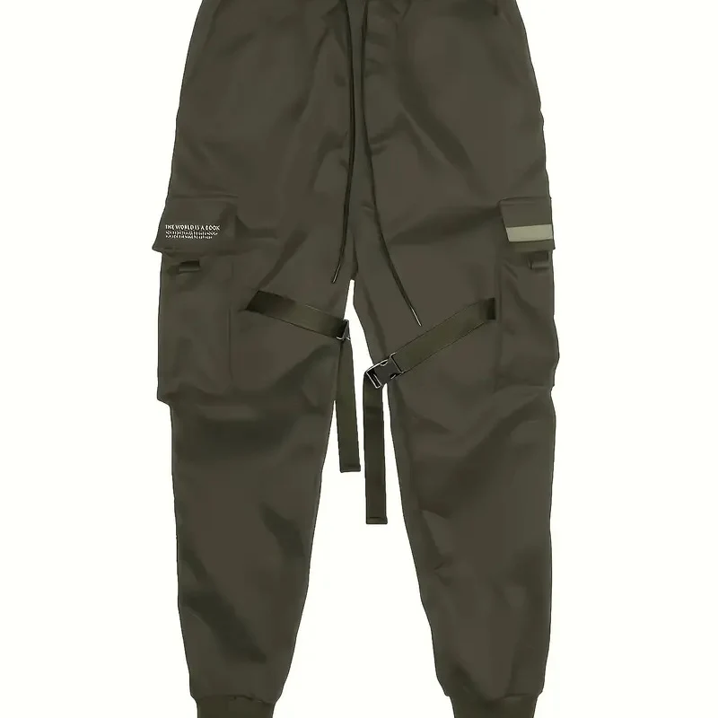 Herren Technische Cargo-Jogginghose mit Mehrfachtaschen, Gurtriemen & elastischem Bündchen Nord Taschen