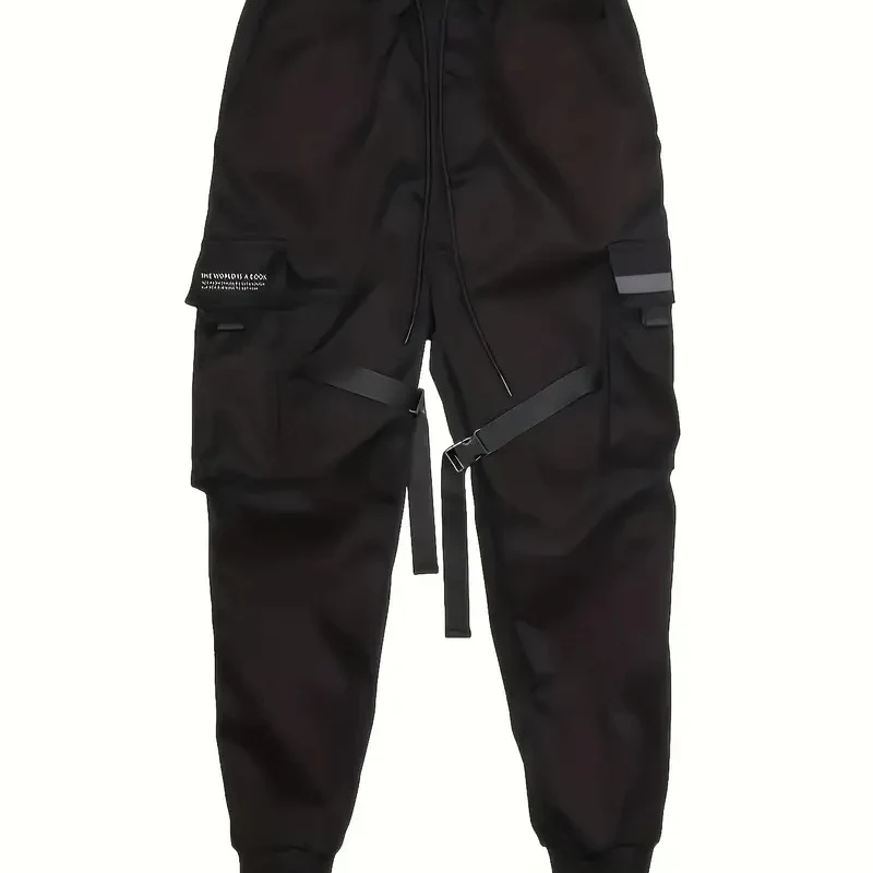 Herren Technische Cargo-Jogginghose mit Mehrfachtaschen, Gurtriemen & elastischem Bündchen Nord Taschen