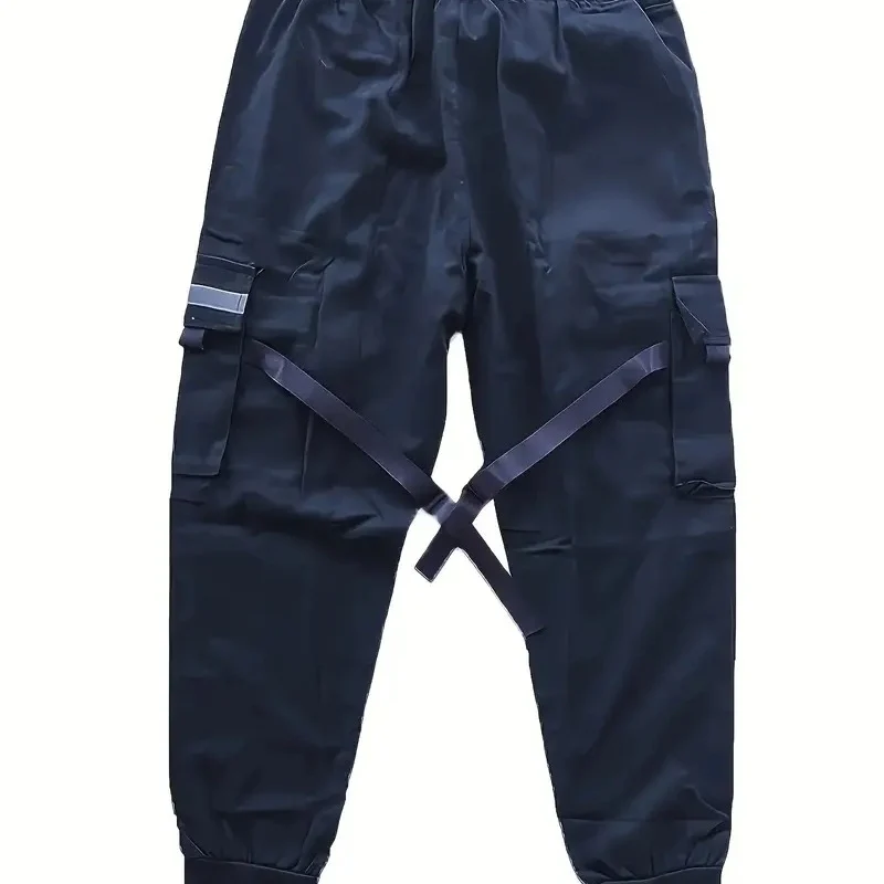 Herren Technische Cargo-Jogginghose mit Mehrfachtaschen, Gurtriemen & elastischem Bündchen Nord Taschen