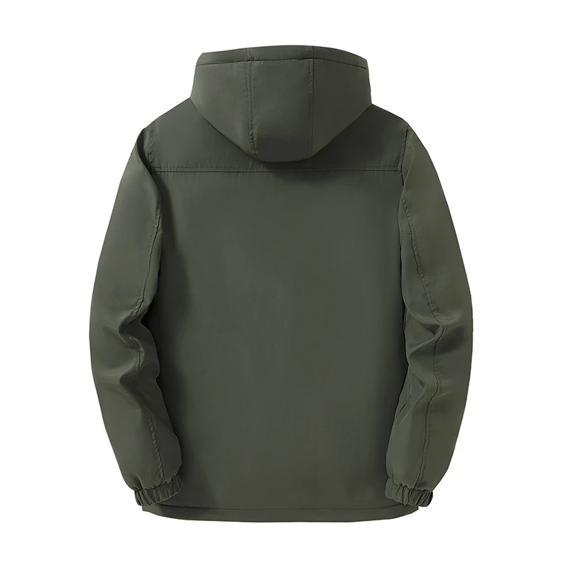 Herren Thermo-Fieldparka mit Fleece-Innenfutter, reflektierender Wärmeschicht und Kapuze Nord Taschen
