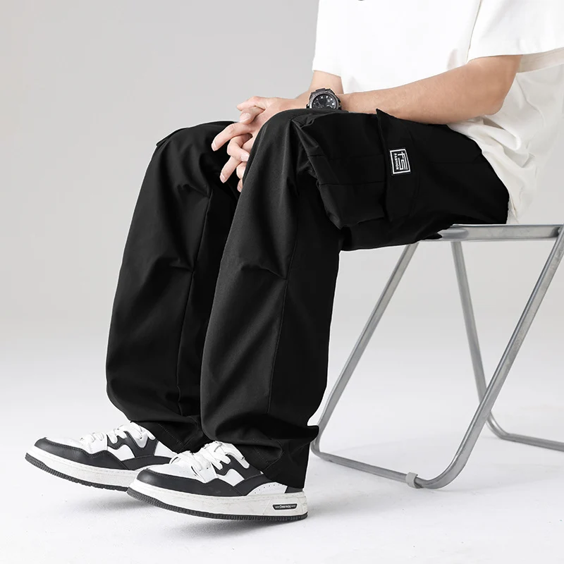 Herren Multifunktionale Cargo-Loungehose mit elastischem Tunnelzugbund, Mehrfachtaschen & verstellbarem Beinabschluss Nord Taschen