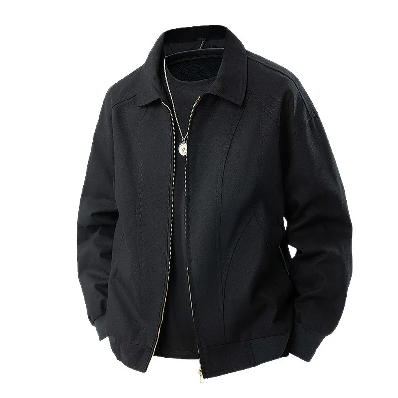 Herren Moderner Blouson mit Hemdkragen, Zwei‑Wege‑Reißverschluss und dezenter Teilungsnaht Nord Taschen
