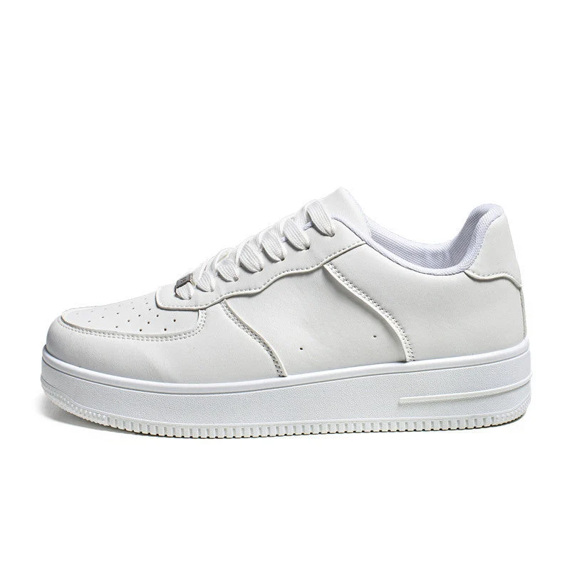 Damen Klassische Leder Sneakers mit atmungsaktivem Design
