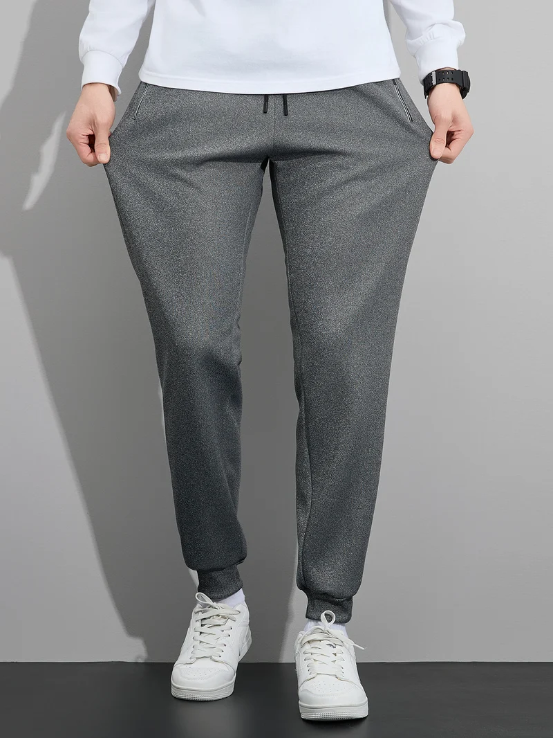 Herren Tapered Performance-Jogginghose mit elastischem Bund, Reißverschlusstaschen & gerippten Beinbündchen Nord Taschen