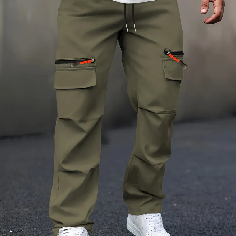 Herren Cargo-Jogginghose mit Zipper‑Utility‑Taschen Nord Taschen