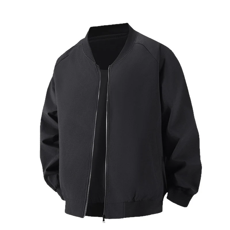 Herren Minimalistische Oversize-Bomberjacke mit Raglanärmeln, elastischem Saum & Komfortkragen Nord Taschen