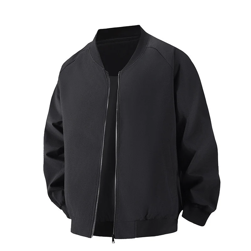 Herren Minimalistische Oversize-Bomberjacke mit Raglanärmeln, elastischem Saum & Komfortkragen Nord Taschen