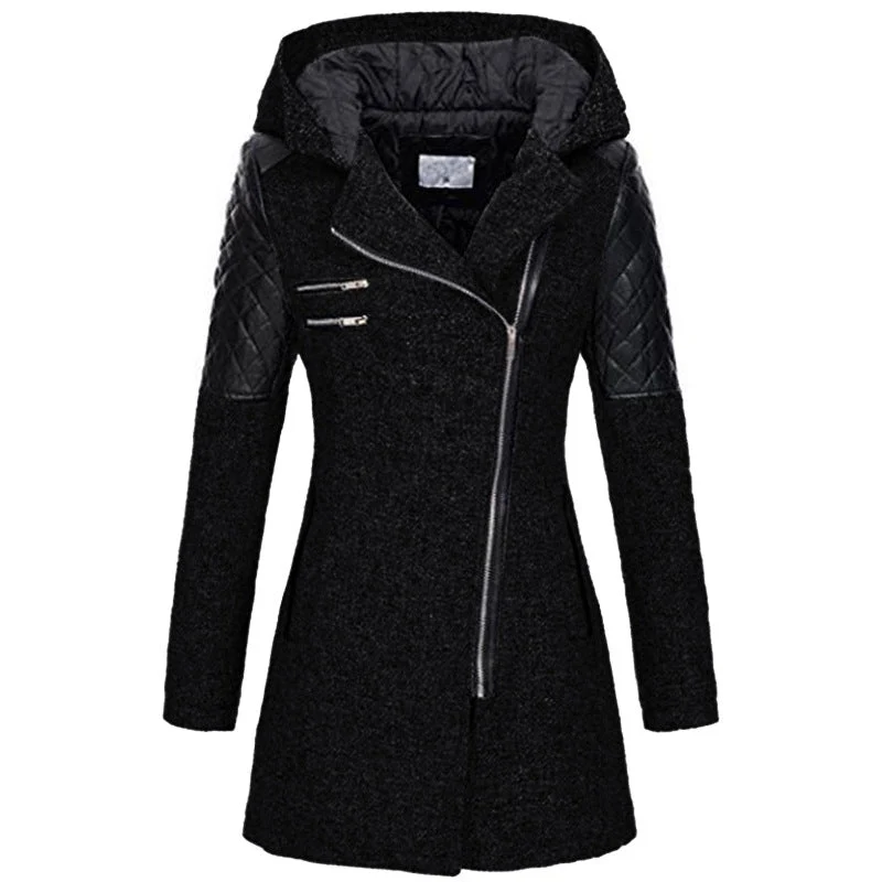 Vintage Lange Winterjacke Damen