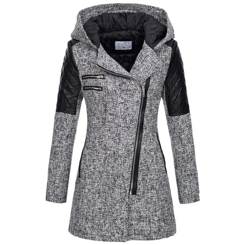 Vintage Lange Winterjacke Damen