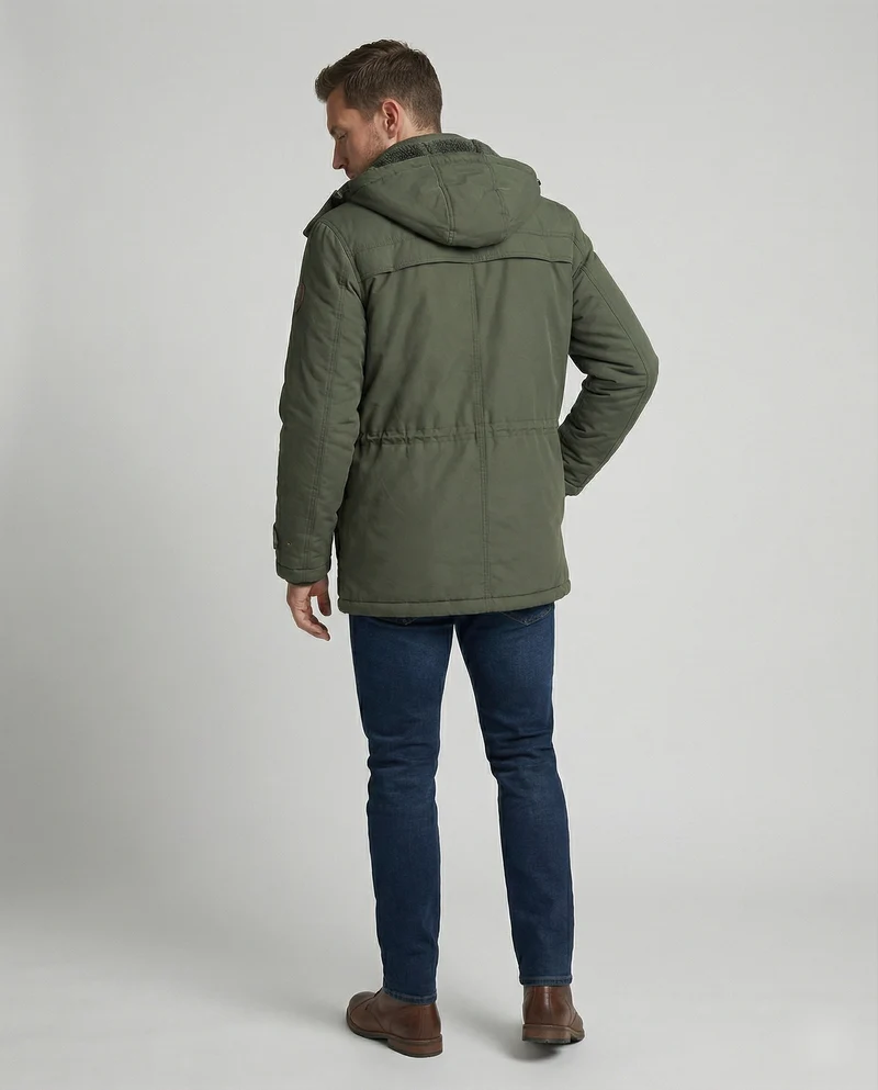 Lässige Gepolsterte Herrenjacke