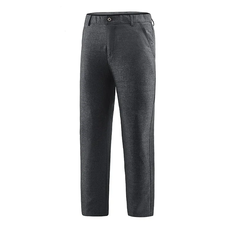 Herren Tailored-Chinohose mit geradem Bein, Gürtelschlaufen & Wiener Naht Nord Taschen