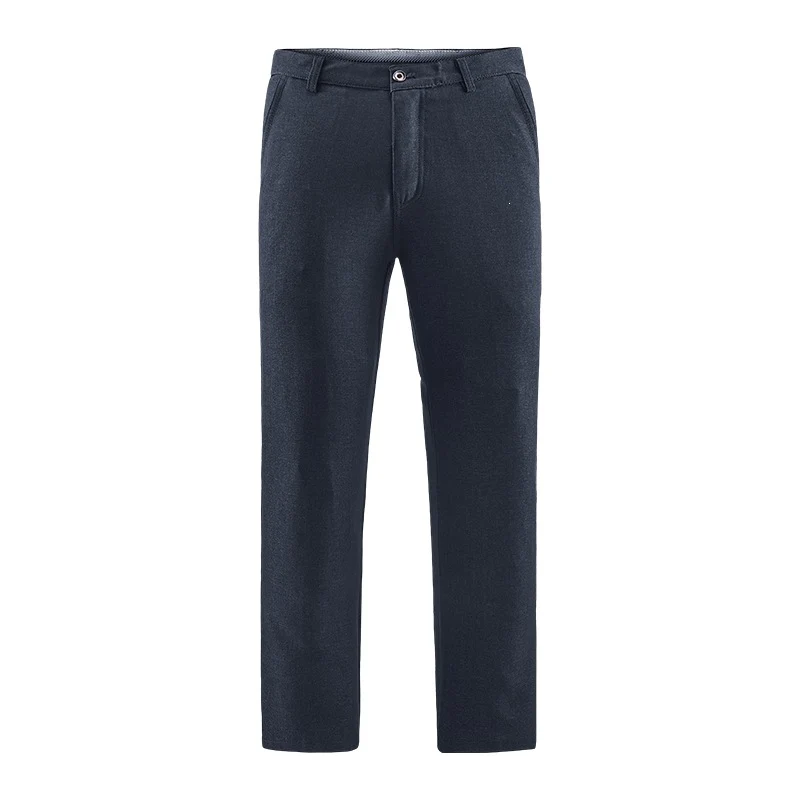 Herren Tailored-Chinohose mit geradem Bein, Gürtelschlaufen & Wiener Naht Nord Taschen