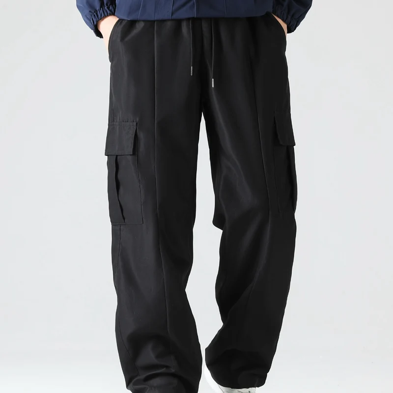 Herren Tapered Cargo-Jogginghose mit flachem Tunnelzug, Mehrfachtaschen & schmalem Knöchelsaum Nord Taschen