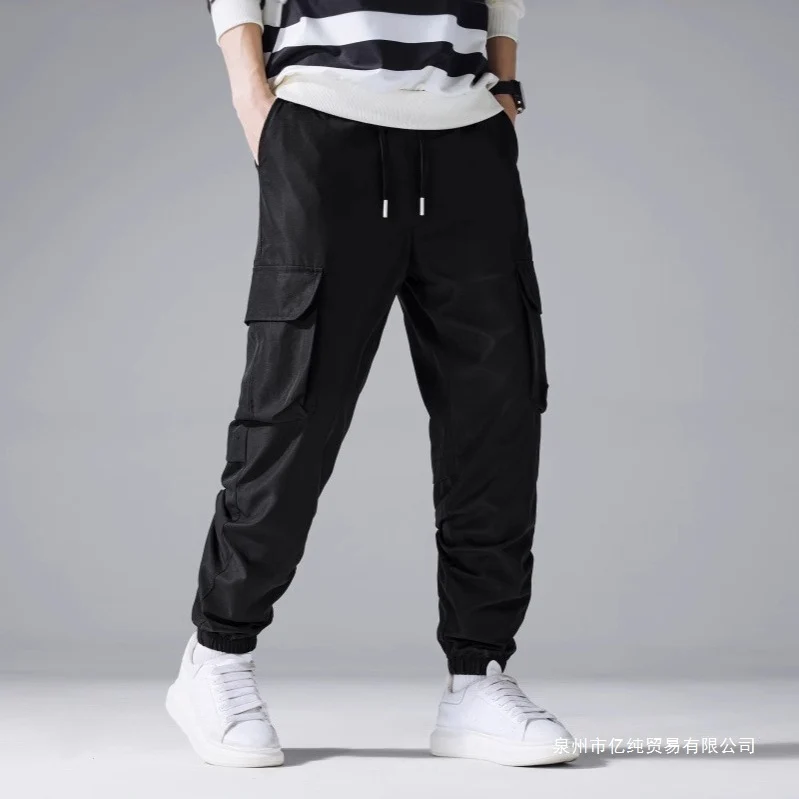 Herren Cargo-Jogginghose mit Tunnelzug, elastischen Knöchelbündchen & Mehrfachtaschen Nord Taschen