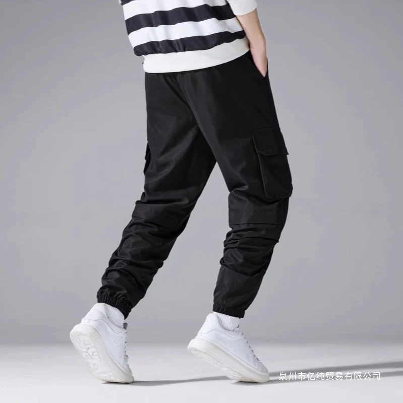 Herren Cargo-Jogginghose mit Tunnelzug, elastischen Knöchelbündchen & Mehrfachtaschen Nord Taschen