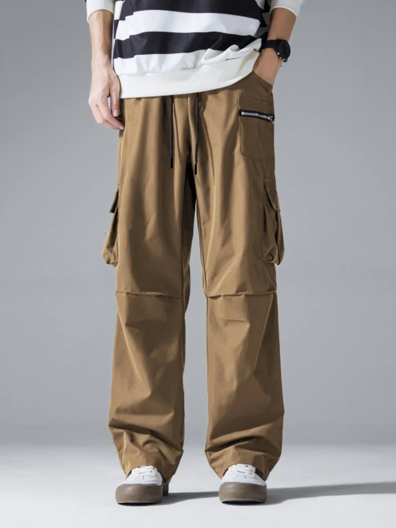 Herren Cargo-Jogginghose mit Multifachtaschen und Kordelzugbund Nord Taschen