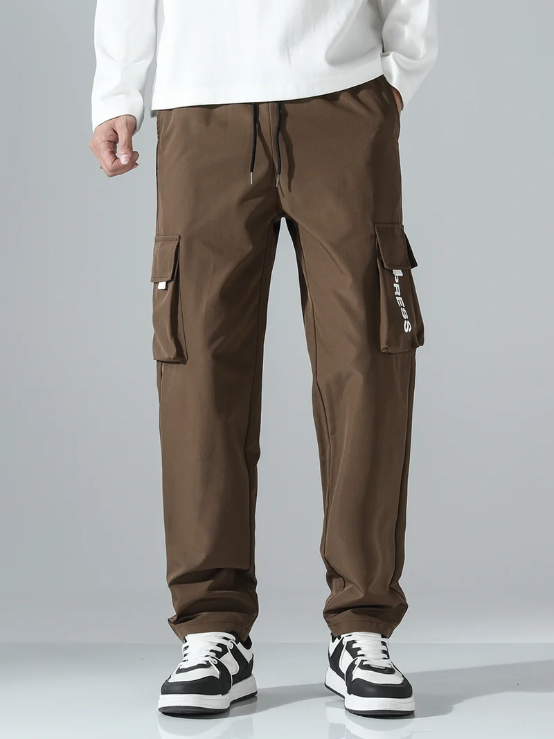 Herren Cargo-Jogginghose mit elastischem Bund, seitlichen Klapp- & Reißverschlusstaschen Nord Taschen